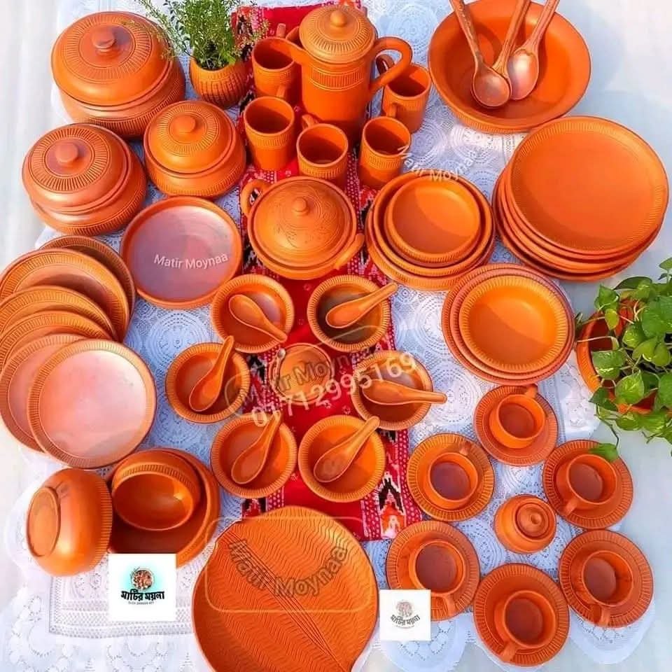 Clay dinner set
